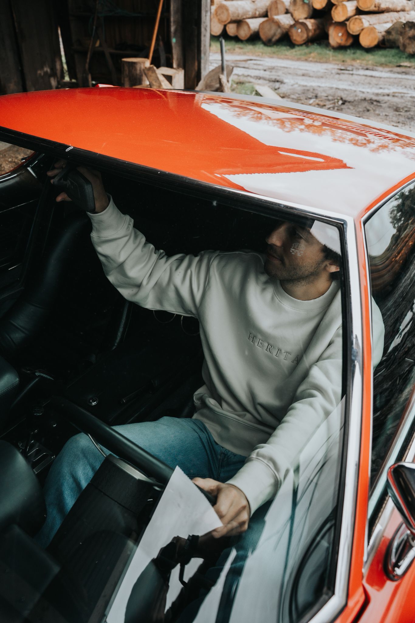 Pull LOHEAC - Blanc HERITAJ