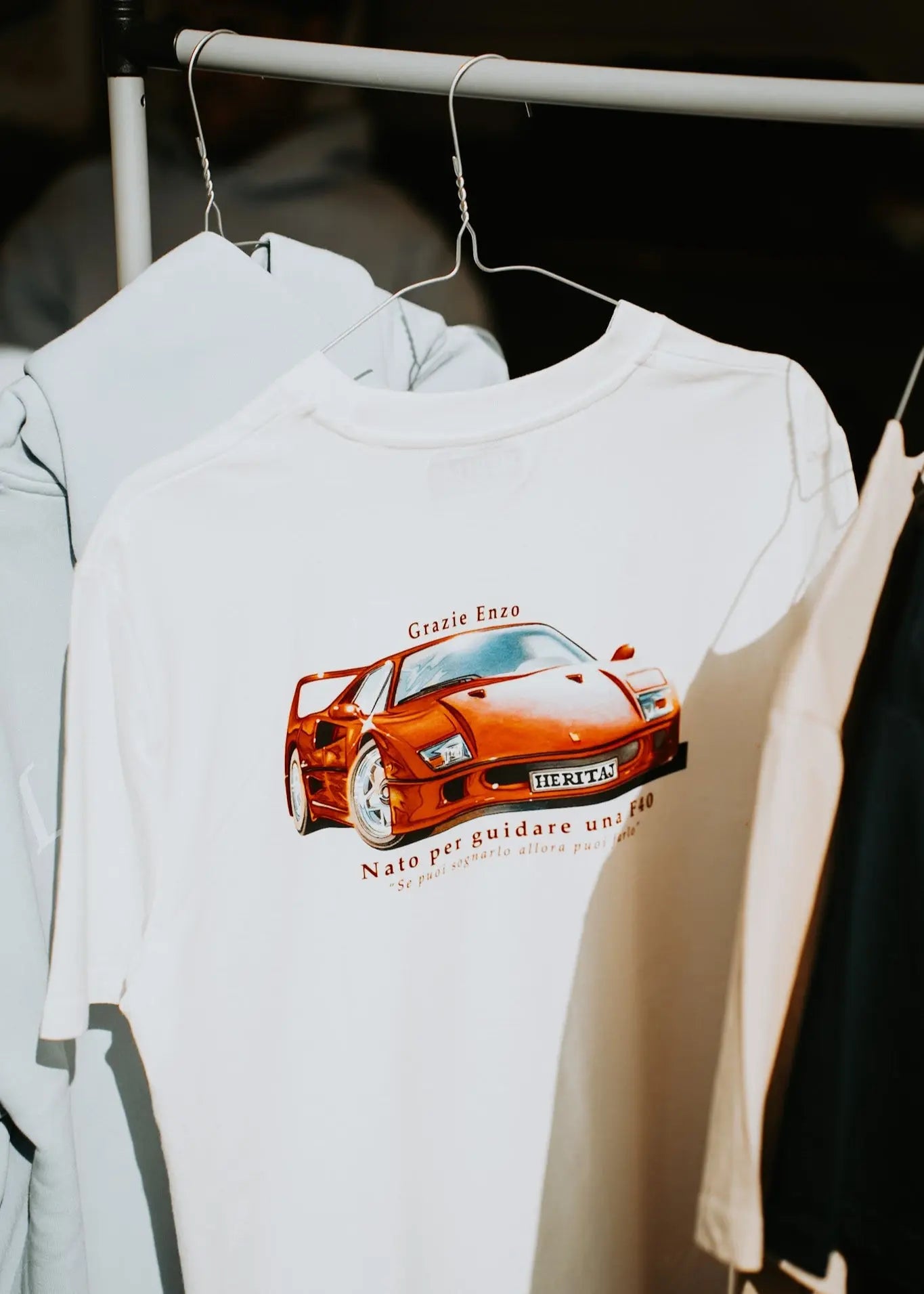 T-shirt F40 - Blanc HERITAJ