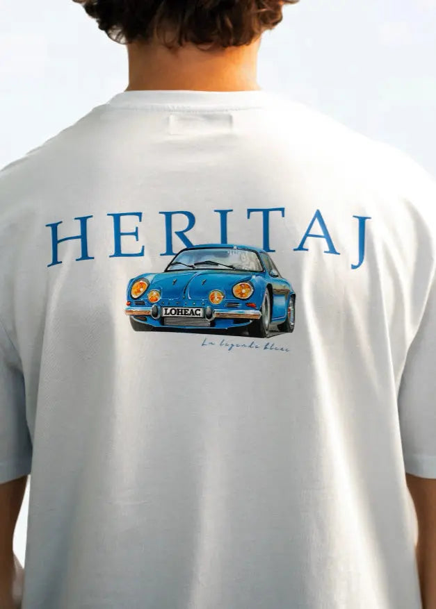 T-shirt Alpine A110 - Bleu Clair HERITAJ
